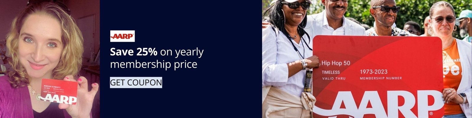 AARP Promotional banner