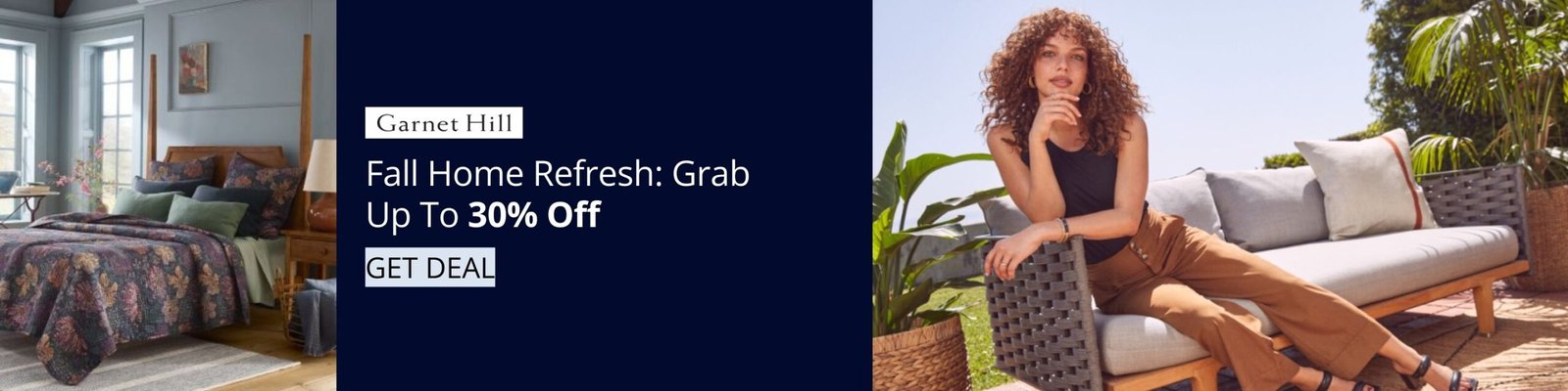 Garnet Hill Promotional banner